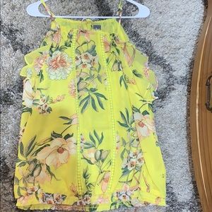 Yellow Floral Top